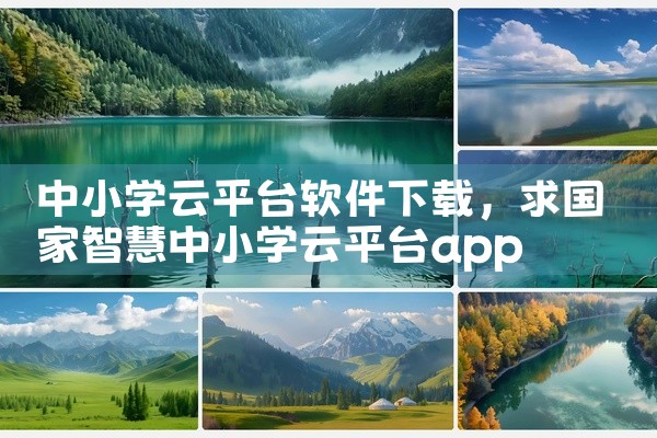 中小学云平台软件下载