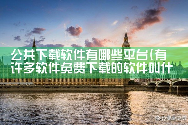 公共下载软件有哪些平台