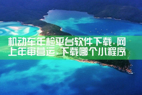 机动车年检平台软件下载
