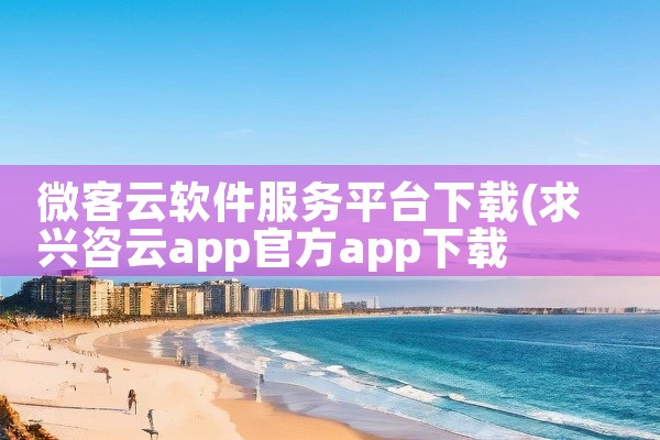 微客云软件服务平台下载